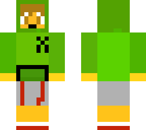 boy with creeper hoodie