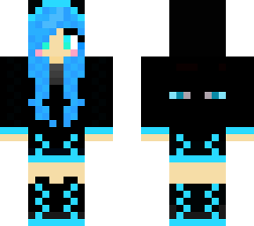 ender girl blue