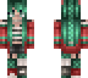 girl green hair