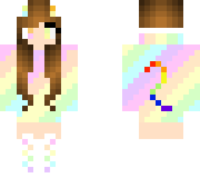 rainbow cat | Minecraft Skin