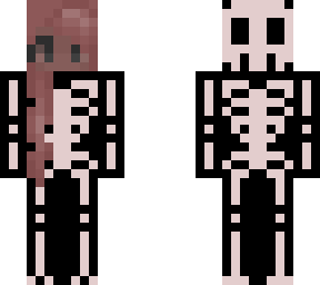 skintober day 5 - skeleton hoodie
