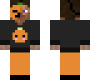 spooky pumpkin steve