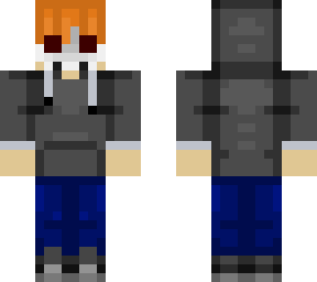 black hoodied teen with mask