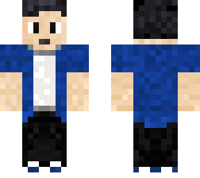 blue shirt casual