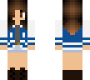 blue varsity jacket