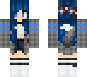 chica gamer blue