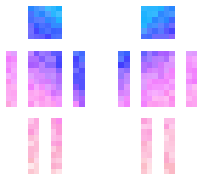 gradient white outline