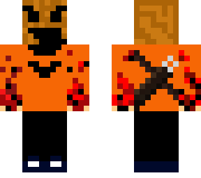 halloween boy with pumpkin