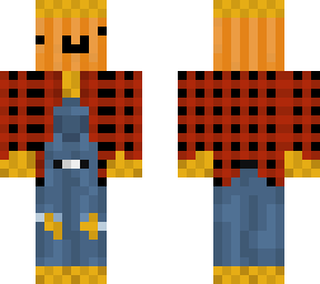 plaid pumpkin scarecrow