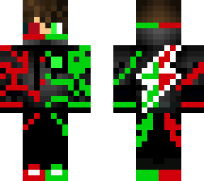 red/green epic gamer skin
