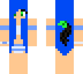 swimsuit darker blue (wolf ears)
