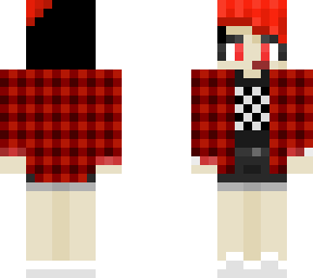 vans girl with red hair and plaid