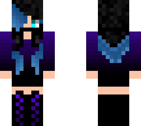 blue haired tips