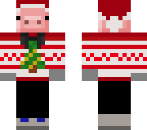 christmas sweater pig