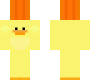 duck carrying a pumpkin