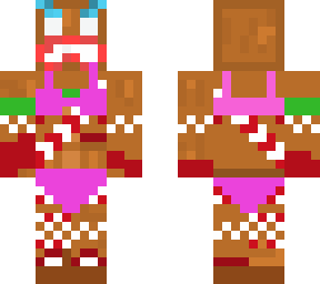 gingy in a pink bikkini
