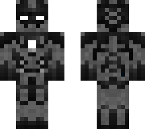 Gray Future War Machine | Minecraft Skin