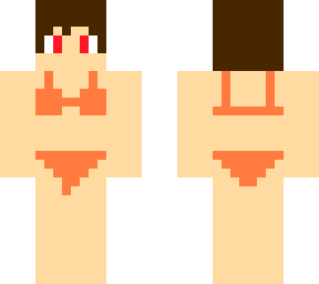 orange bikini boy