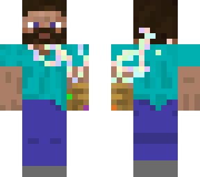 steve with infinity gauntlet