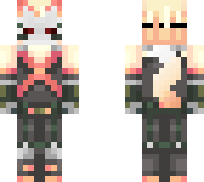 wolf + mask bakugou bnha