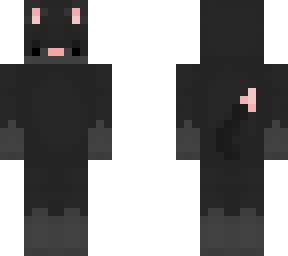 black cat - part of skin collab