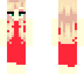 red dress