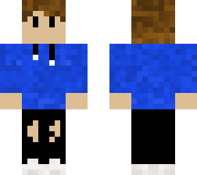 simple blue hoodie