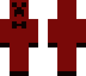 black and red bow tie creeper