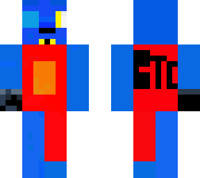 blue foxy fnaf skin edited