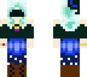 blue witch girl