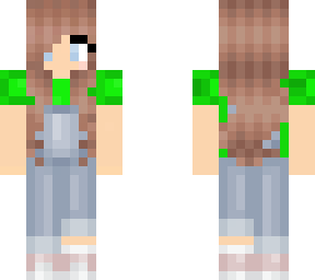 cowgirl (with a green shirt)
