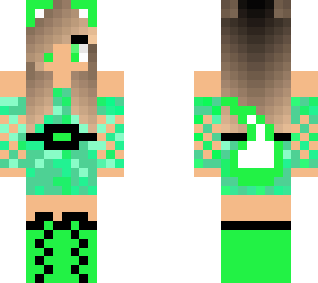 green fox girl