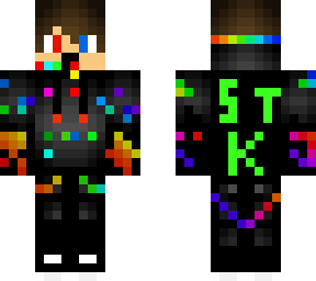 my skin in rainbow