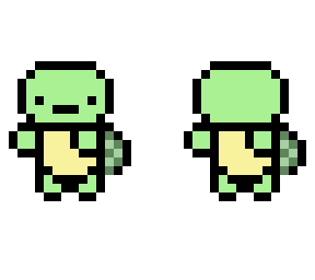pixel turtle (both sides)