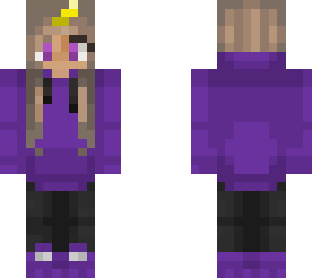 purpled girl
