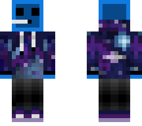 a blue galaxy slime