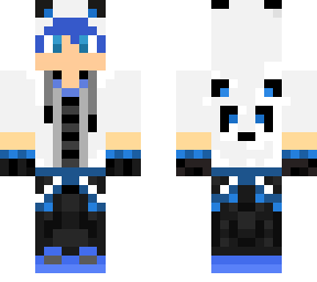 blue panda