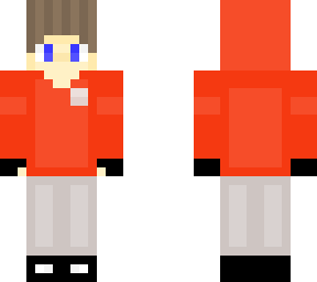 boy with red hoodie