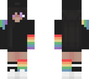 dark rainbow girl