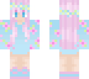 flowery pastel