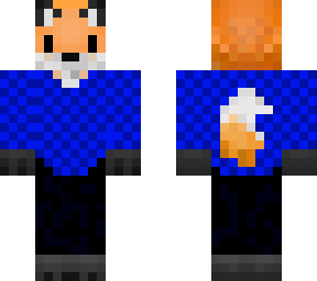 fox with sweater