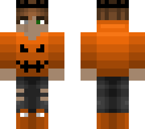 halloween hoodie - pumpkin orange