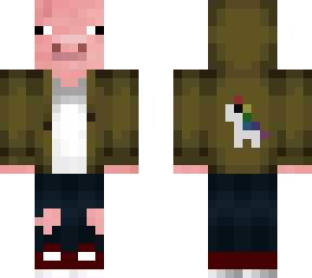 hoddied pig