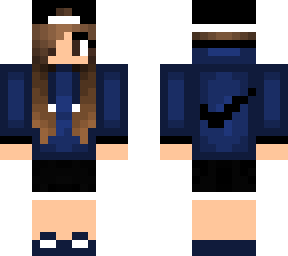 nike navy hoodie girl