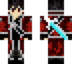 red cloaked kirito