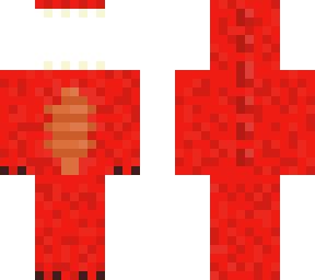 red dinosaur costume