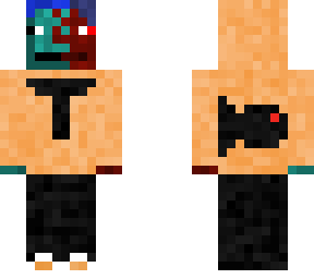 spooky tuna man half zombie