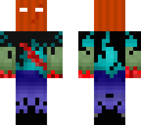 the tattered pumpkin zombie