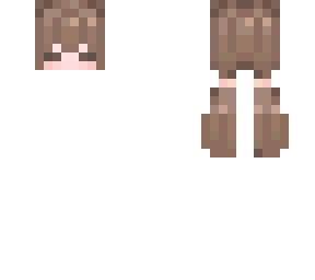 brown hair in ponytail base - ears showing uvu