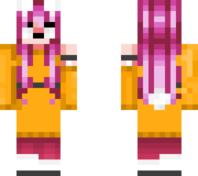 cute bunny girl whit fluffy tail